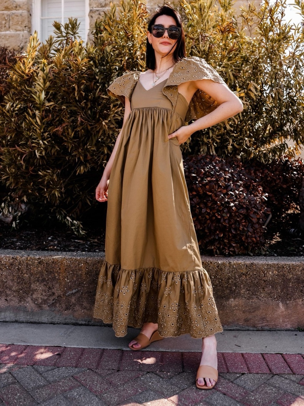 Anthropologie Hayley Flounced En Saison Maxi Dress NEW